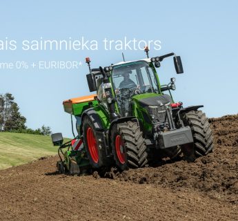 Jaunais saimnieka traktors. Fendt pavasara kampaņa.
