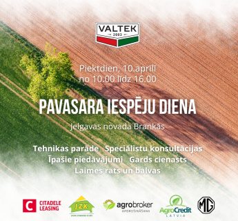 10.aprīlī aicinām uz Valtek Iespēju dienu